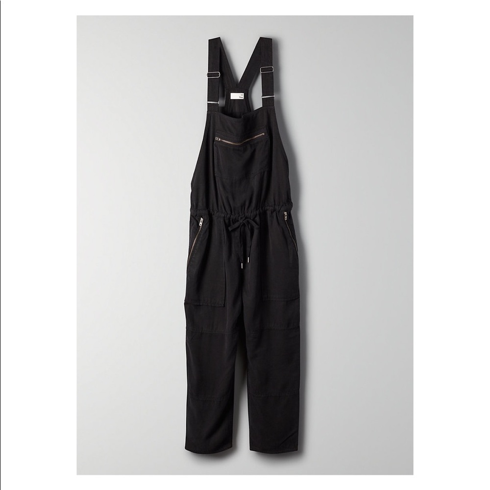 ARITZIA WILFRED FREE VALLETTA BLACK OVERALL XXS